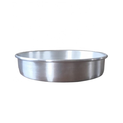 6*2 inch aluminum round non removable bottom cake pan