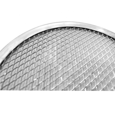 6 inch - 22 inch round aluminum pizza screen mesh pizza tray perforated pizza pan baking tray baking pan