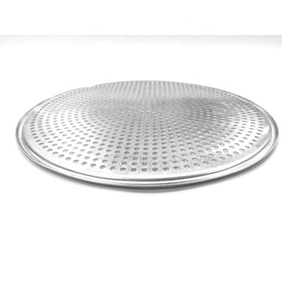 8 inch perforated round aluminum pizza pan punched pizza tray baking tray metal tray aluminum pizza plate