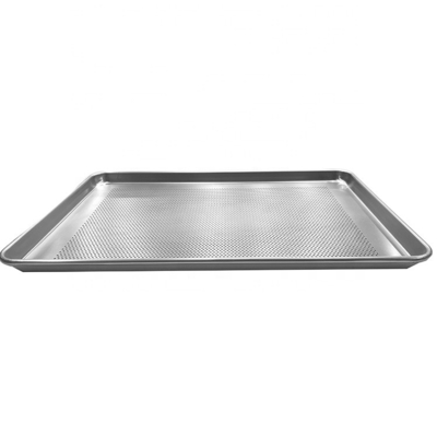 18''*13''*1'' Bottom perforated baking bread tray burger or hamburger or hot dog non-stick aluminium bun baking tray