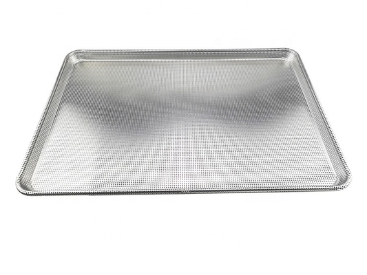 18&quot;*13&quot;1&quot; Full perforated baking bread tray burger or hamburger or hot dog bun baking pan no coating aluminium bread pan