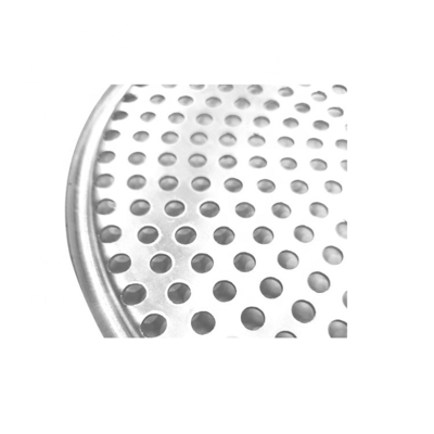 15 inch perforated round aluminum pizza pan punched pizza tray baking tray for bakery or restaurant or bar