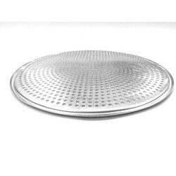 15 inch perforated round aluminum pizza pan punched pizza tray baking tray for bakery or restaurant or bar