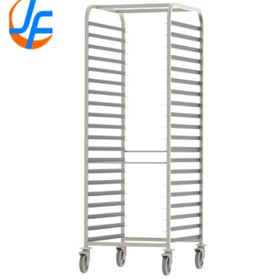 RK Bakeware China-16 Pan Aluminum End Load Sheet / Bun Pan Rack for Reach-Ins - Unassembled