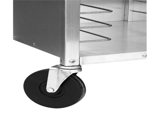 RK Bakeware China 15 Trays Aluminum Automotive Rolling Pizza Rack For Pizzerias And Restaurants