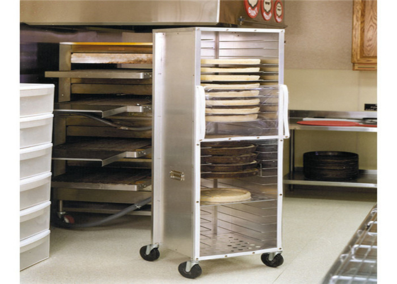 RK Bakeware China 15 Trays Aluminum Automotive Rolling Pizza Rack For Pizzerias And Restaurants