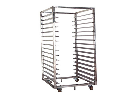 RK Bakeware China Foodservice NSF 15 Tiers Revent Oven  Double Rack Stainless Steel Baking Tray Trolley