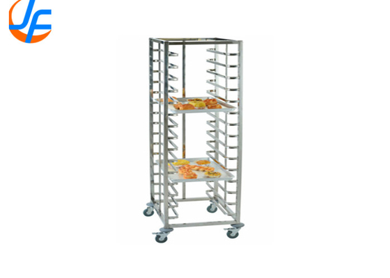 RK Bakeware China Foodservice NSF Custom 600 400 Revent Oven Rack Stainless Steel Baking Tray Trolley