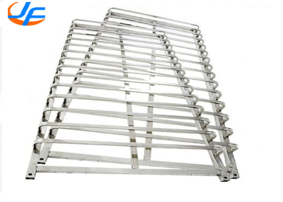 RK Bakeware China 15 Trays Stainless Steel Baking Tray Trolley Buffet Service Tray Rack Food Trolley