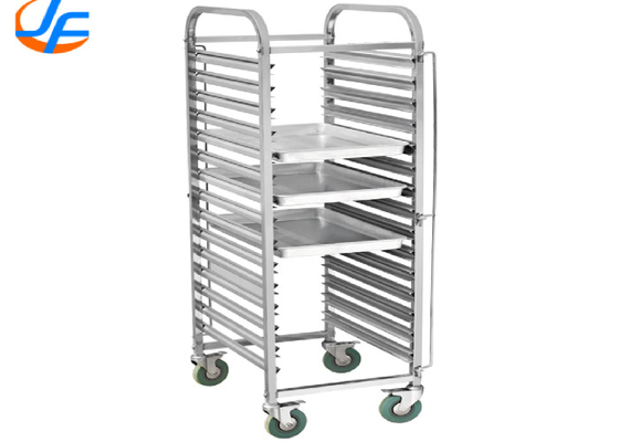 RK Bakeware China Foodservice NSF Custom 800 600 Revent Oven Baking Tray Trolley Food Trolley With Pan Stainless Steel