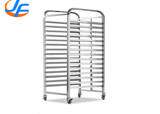 RK Bakeware China Foodservice NSF Custom 800 600 Revent Oven Baking Tray Trolley Food Trolley With Pan Stainless Steel