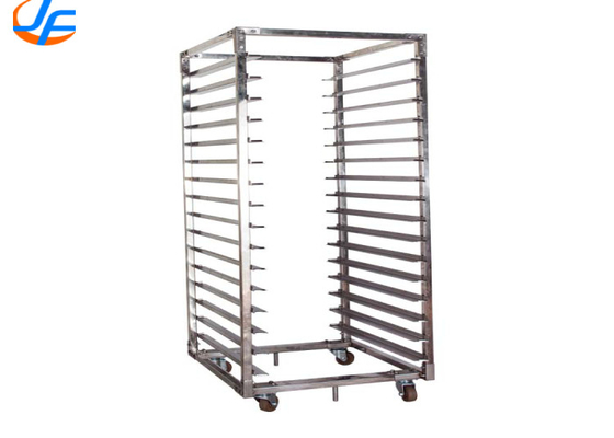 RK Bakeware China Foodservice NSF Custom Flatpack Design Revent Oven Rack Stainless Steel Baking Tray Trolley