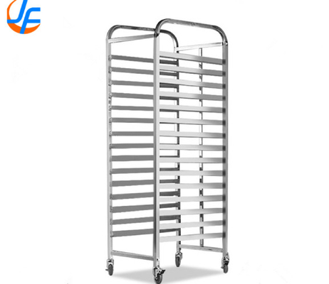 RK Bakeware China Foodservice NSF Custom stainless Steel Nesting Baking Tray Trolley Oven Rack Bakery Pan Trolley