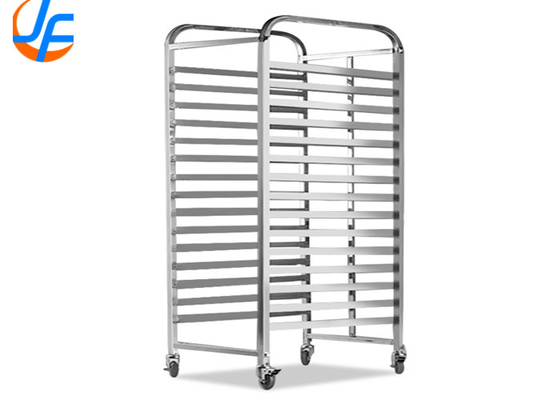 RK Bakeware China Aluminum Bakery Baking Tray Trolley High Standard Knocked Down Baking Tray Rack