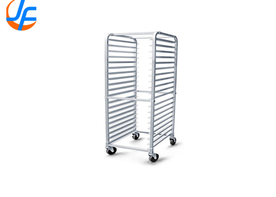 RK Bakeware China Aluminum Bakery Baking Tray Trolley High Standard Knocked Down Baking Tray Rack