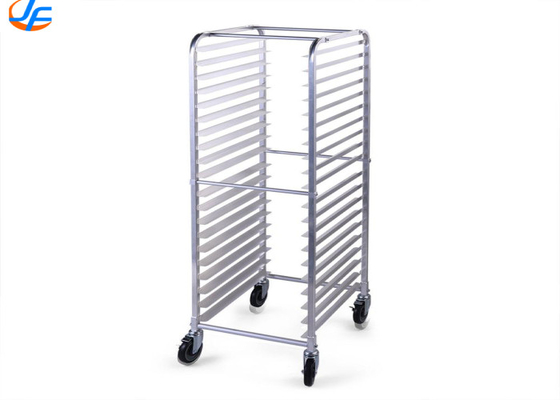 RK Bakeware China Foodservice NSF 470*620 REVENT Double Oven Baking Tray Rack Trolley Stainless Steel GN1/1 Pan Trolley