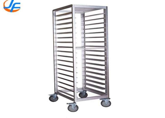 RK Bakeware China Foodservice NSF 470*620 REVENT Double Oven Baking Tray Rack Trolley Stainless Steel GN1/1 Pan Trolley