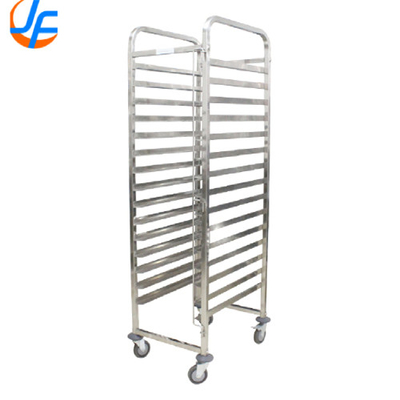 RK Bakeware China-16 Storage Aluminum Bakery Tray Trolley/ Stainless Steel Baking Rack Baking Tray Rack Trolley