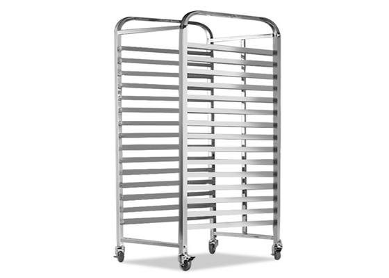 RK Bakeware China- 20 Pan End Load Stainless Steel Bun / Sheet Pan Rack - Assembled