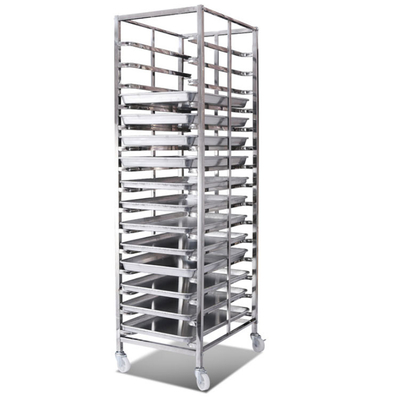 RK Bakeware China-Aluminum Bakery Bread Oven Baking Tray Cart Trolley Cake Rack Cart For Bakeware