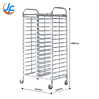RK Bakeware China-Nesting Commercial Stainless Steel Trolley Rack / Customized Baking Rack For Industrial Bakeries
