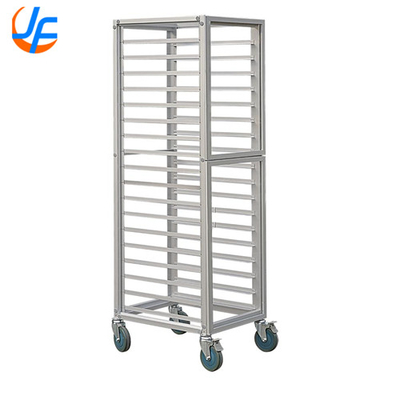 RK Bakeware China-Full Welded High Quality Baking Oven Rack 800*600 Baking Tray Trolley