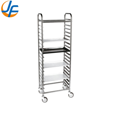                  High Standard Stainless Steel Knocked-Down Baking Tray Rack Trolley             