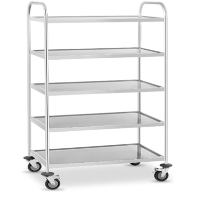                  Hotel Restaurant Stainless Steel Gn Pan Bakery Tray Rack Trolley             