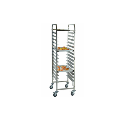 RK Bakeware China Foodservice NSF Bakery Cooling Rack Baking Tray Trolley Oven Rack With 15 Trays
