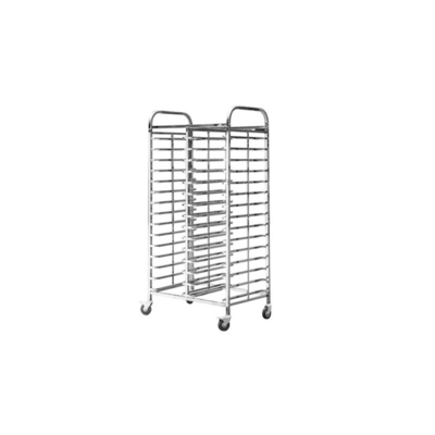 RK Bakeware China Foodservice NSF Stainless Steel Knocked-Down Mobile Tray Trolley