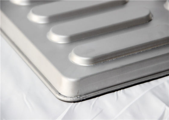 Sliver 530x380x40mm 0.8mm Hot Dog Bun Pan