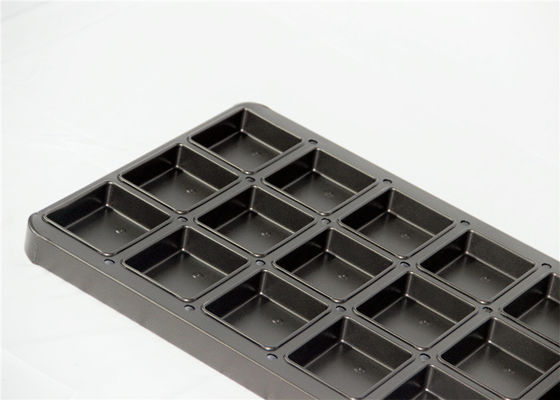 18 Cavity Wine Red Non Stick Square Cupcake Pan