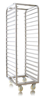 Dustproof 18 Shelves 460x610x1780mm Stainless Steel Trolly