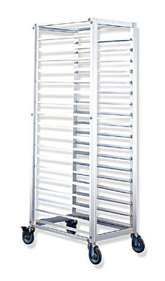 Anodized 18 Shelves 603x471x1695mm Aluminium Trolly