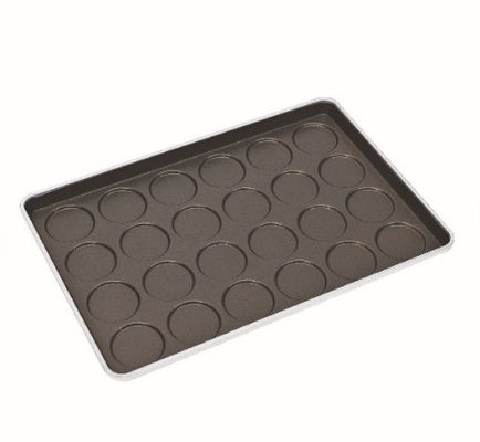 24 Convex 4 Inch PFA Hamburger Bun Baking Pan