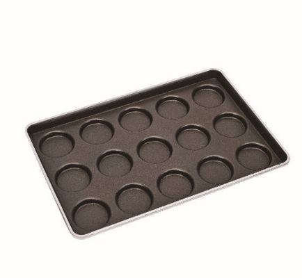 Aluminum Steel 3.5 Inch 15 Convex Hamburger Bun Baking Pan