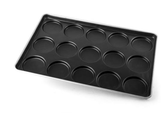 15 Links 0.8mm 600x400x40mm Hamburger Bun Baking Pan