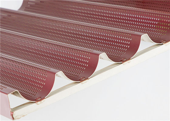 800x600x40mm 0.7mm PTFE French Stick Baking Trays