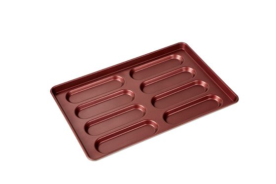 600x400x41mm Hot Dog Bun Baking Pan Aluminized Steel Cookie Sheet