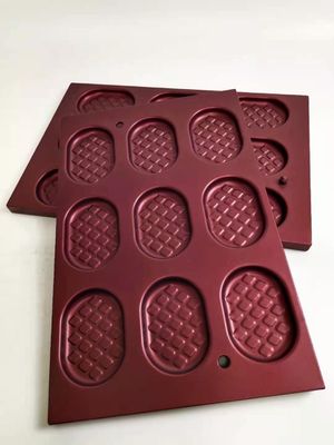 9 Cavity PTFE Al Steel Waffle Baking Tray Pan 0.8mm thickness