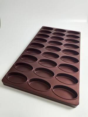 27 Cavities 720*400*30  Oval Muffin Pan Durit PTFE Coating