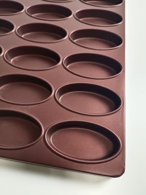 27 Cavities 720*400*30  Oval Muffin Pan Durit PTFE Coating