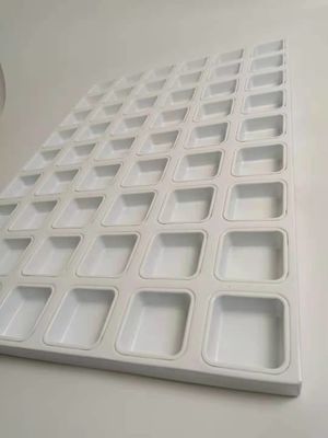 54 Cups Square Aluminum Bun Baking Pan Non Stick Silicone