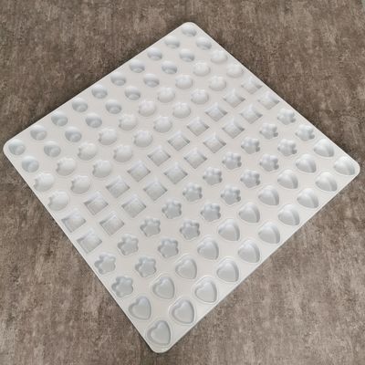 Silicone 800*800*41mm 100 Cavity Cake Baking Trays Dishwasher Safe