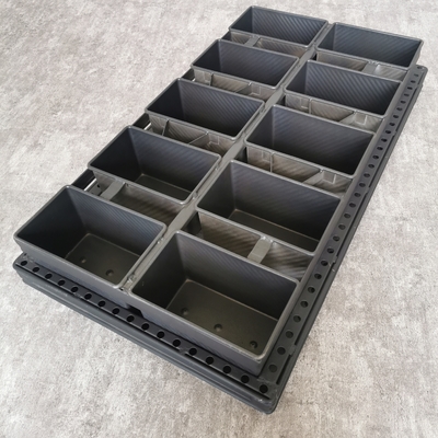 Rustproof  10 Straps PTFE Coating Bread Pan Set , Loaf Baking Tray