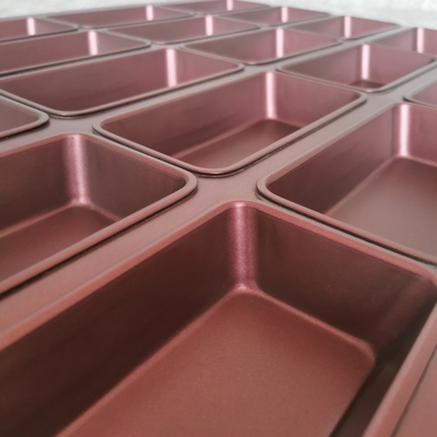 Non Toxic 20 Cavity Cake Baking Trays 1.2mm Thickness