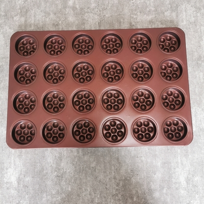 24 Cavity Non Stick Baking Pan 1.0mm Aluminum Steel Cake Pan Ptfe 600*400*30