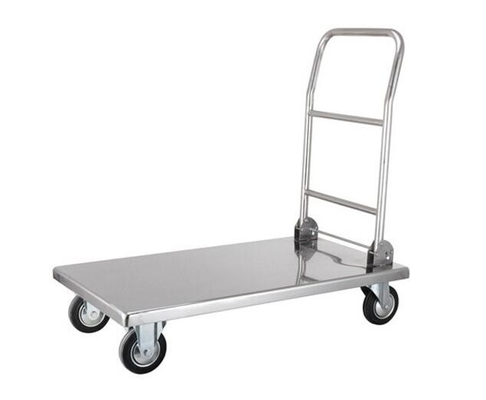 RK Bakeware China Foodservice NSF Foldable Cargo Transport Platform Bakery Rack Warehouse Trolley Cart